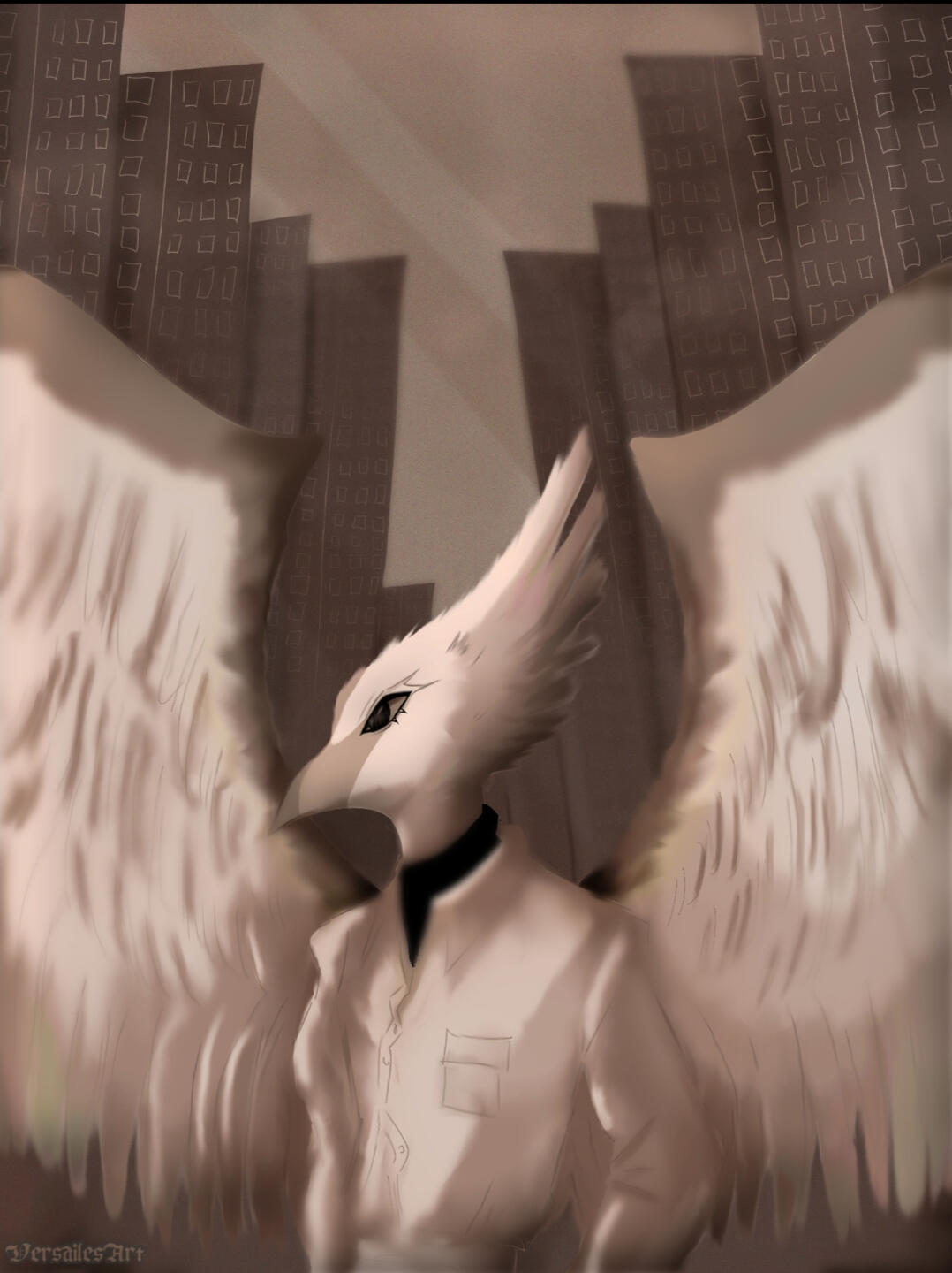 Full rendered halfbody + bg